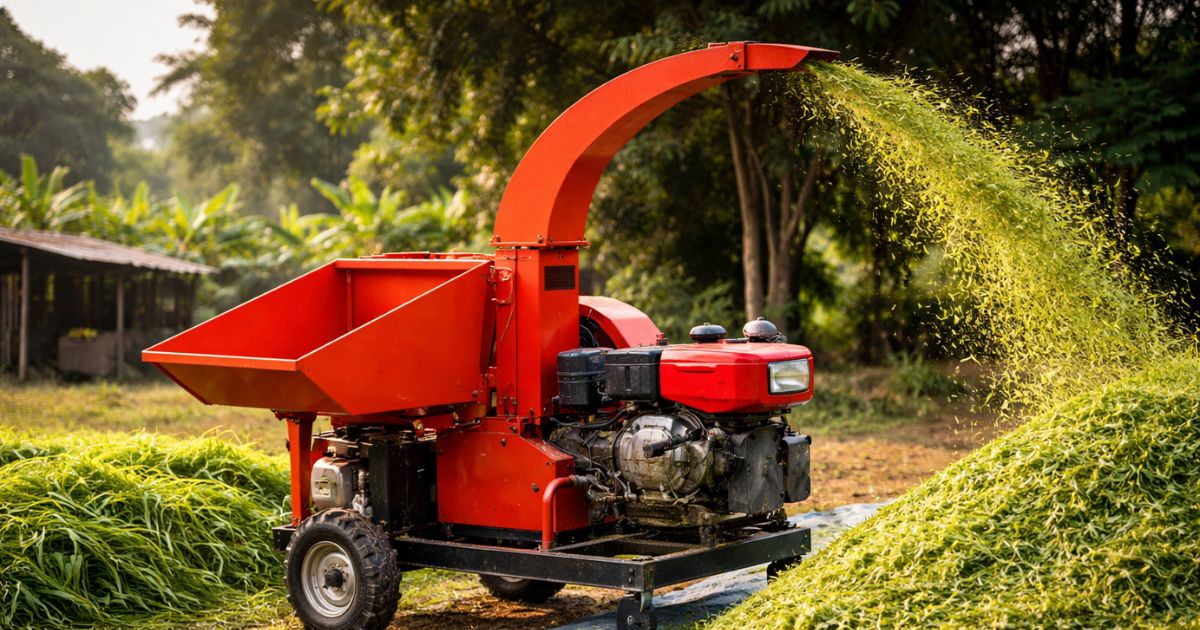 Mesin Pencacah Rumput Chopper
