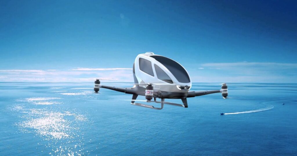 Ehang Sebagai Drone Penumpang Pertama