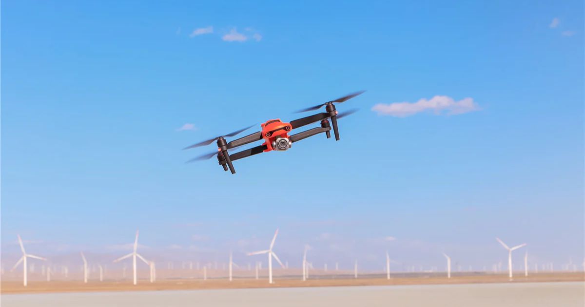 Drone Terbang Miring