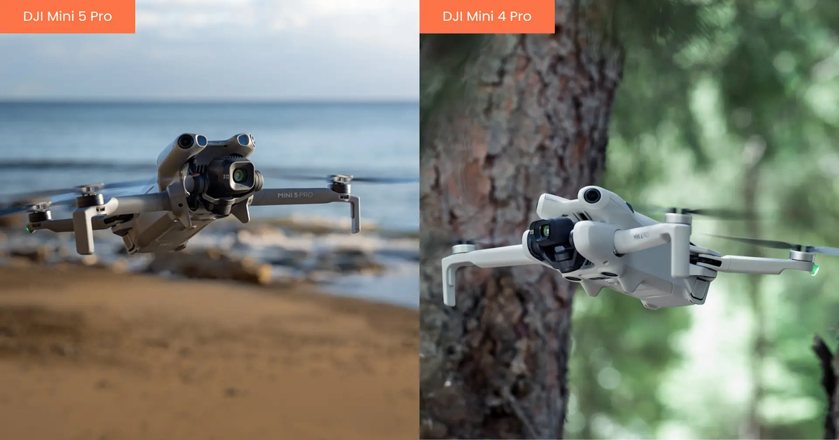 DJI Mini 5 Pro vs Mini 4 Pro