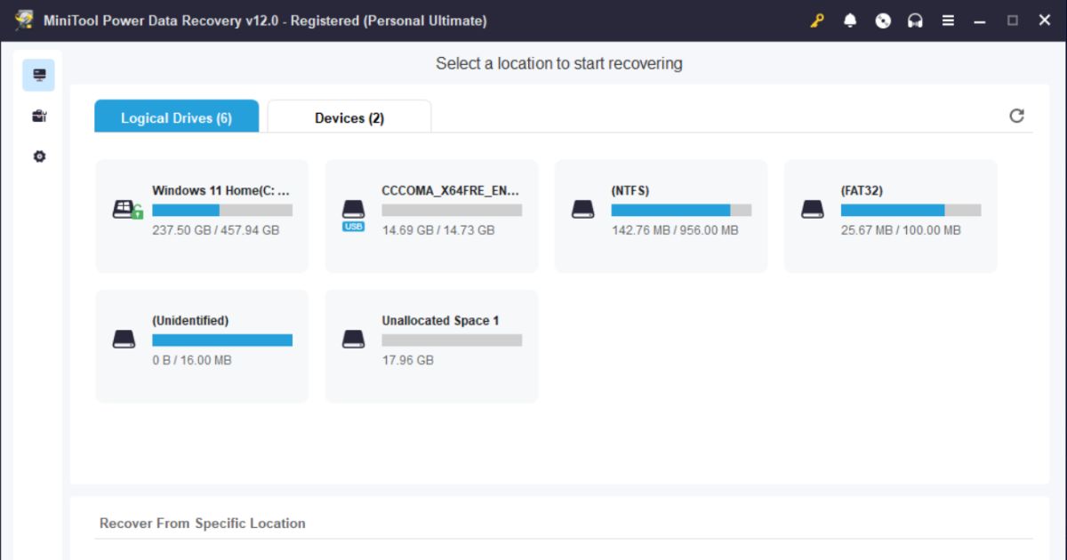 MiniTool Power Data Recovery