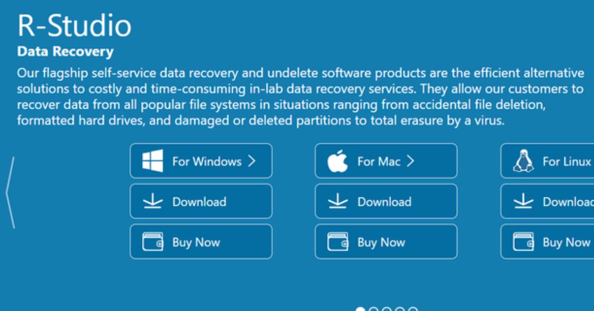 R-Studio Data Recovery