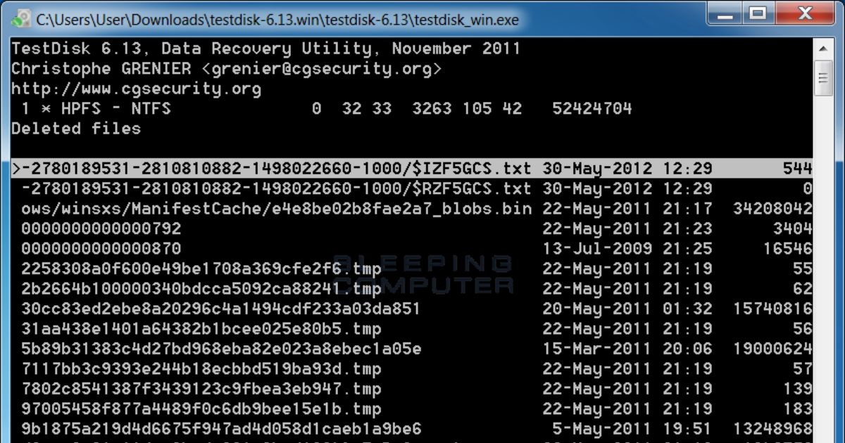 TestDisk