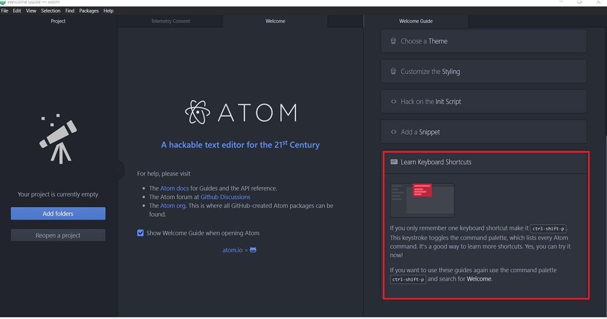 IDE Atom untuk Python