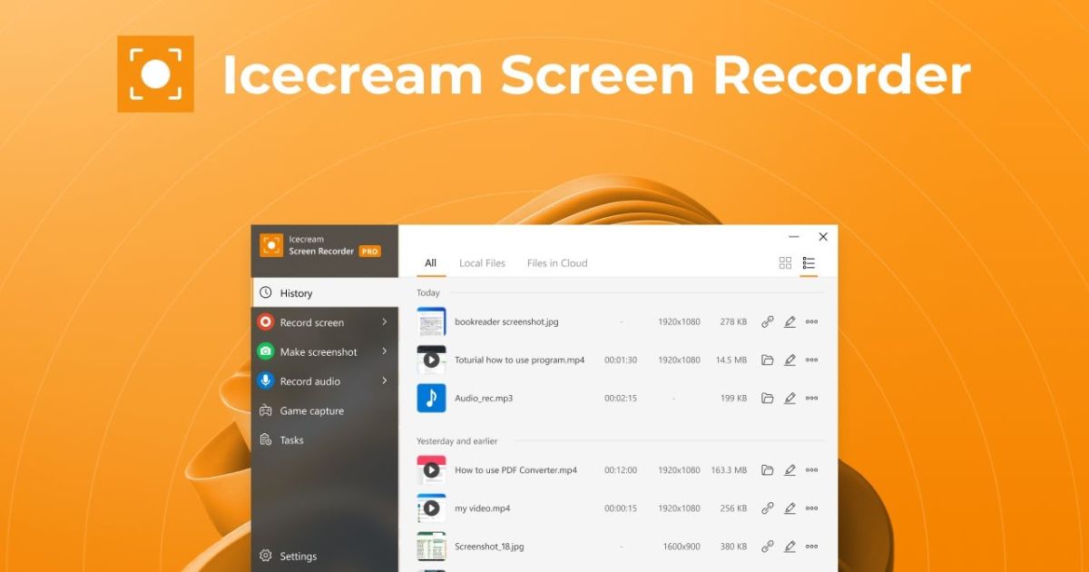 Perekam Layar PC - Icecream Screen Recorder