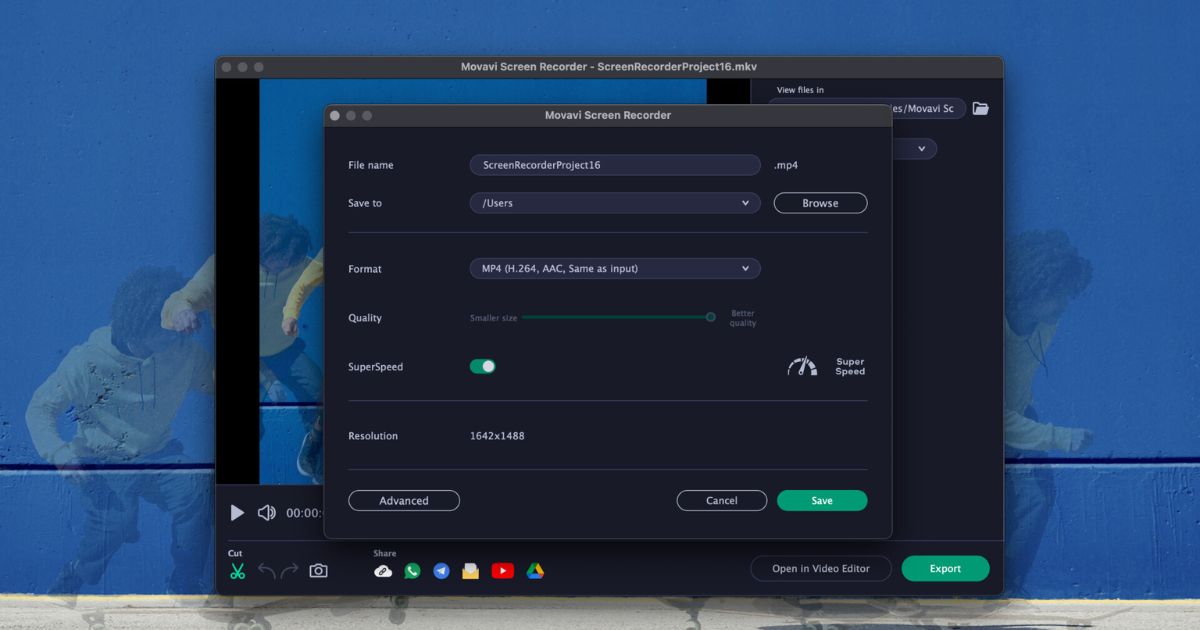 Perekam Layar PC - Movavi Screen Recorder