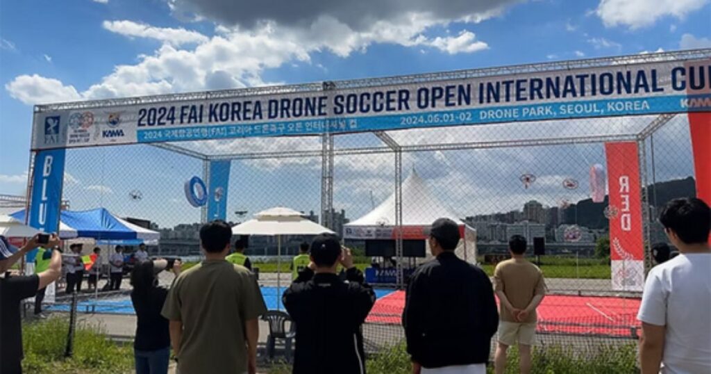kompetisi drone soccer fai