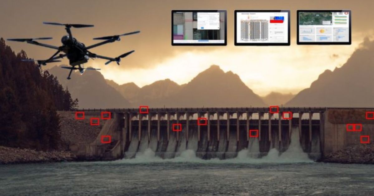 Drone untuk Inspeksi Bendungan
