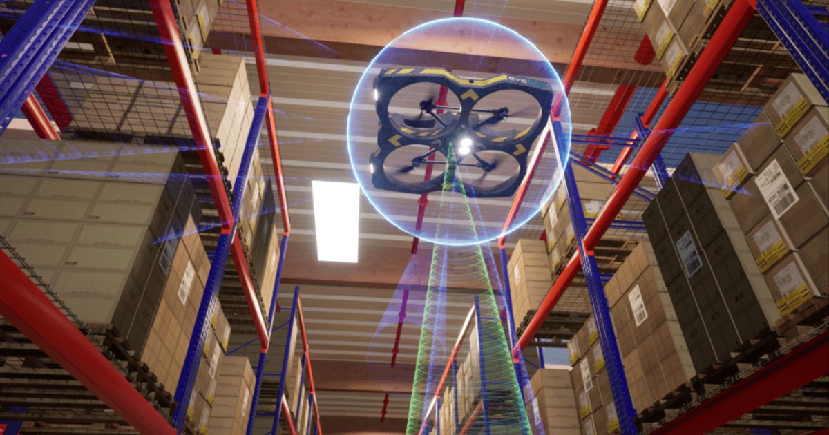 Fungsi drone untuk Warehouse