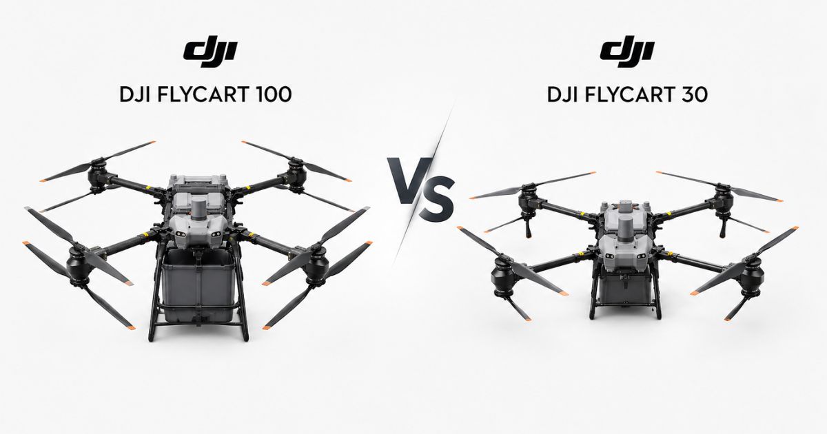 DJI FlyCart 100 vs DJI FlyCart 30