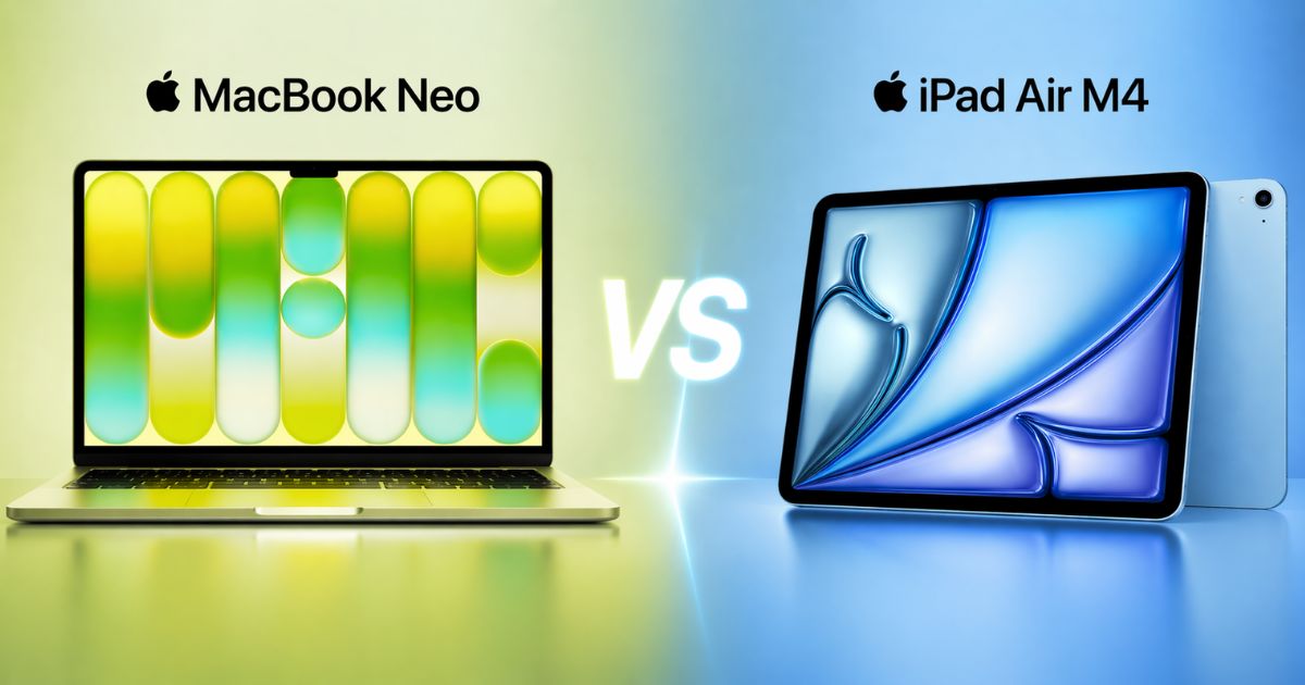 MacBook Neo vs iPad Air M4