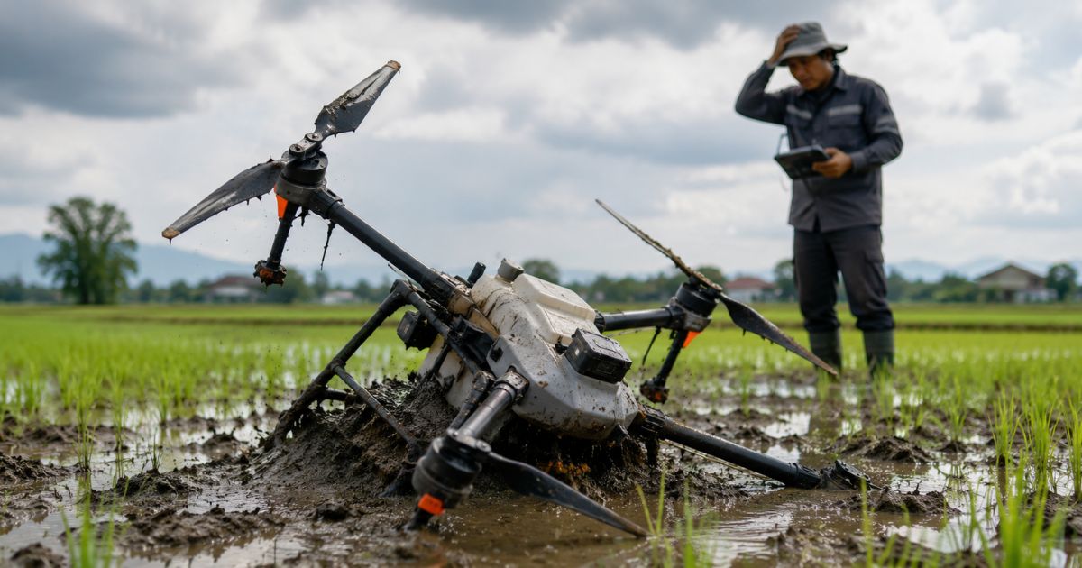 Penyebab Drone Jatuh