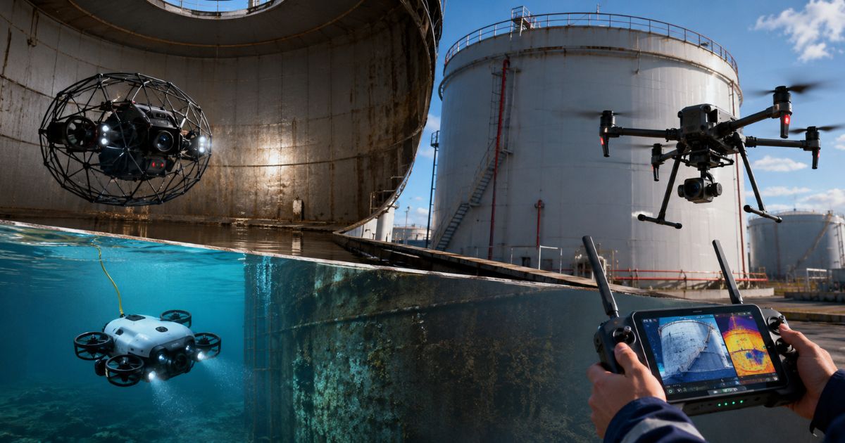 Drone untuk Tank Inspection 