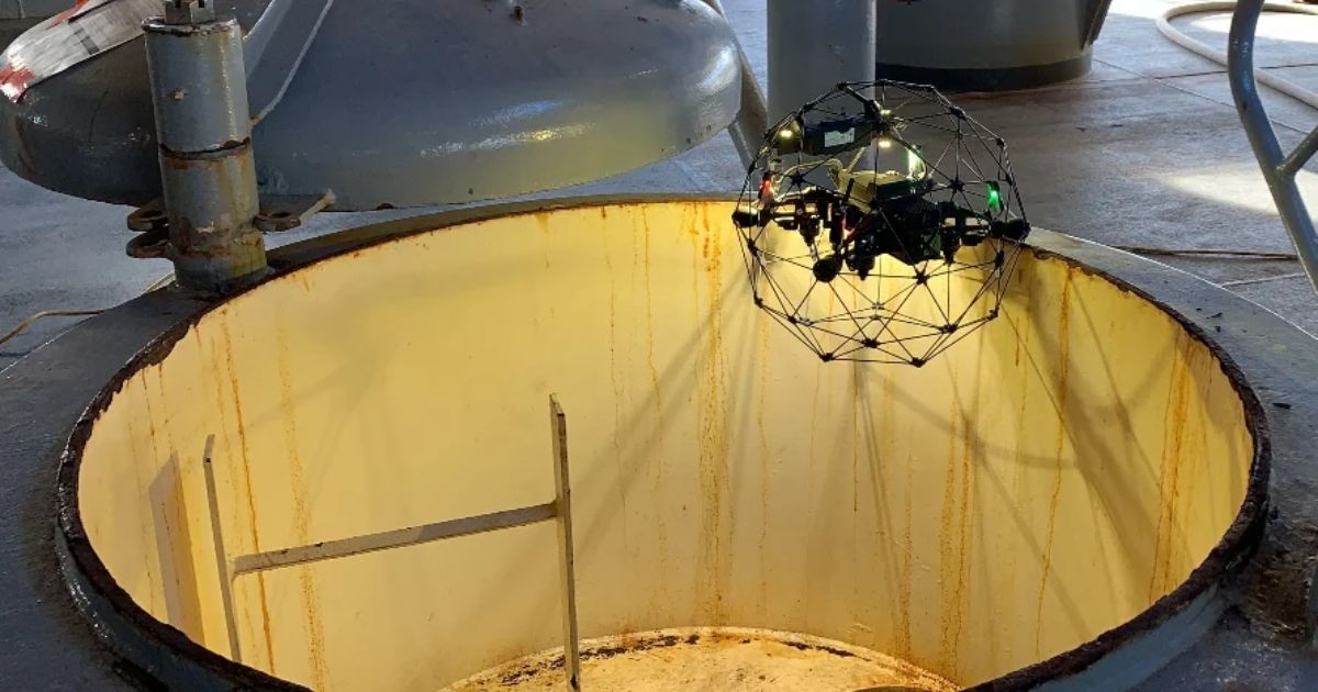 manfaat Drone untuk Tank Inspection 