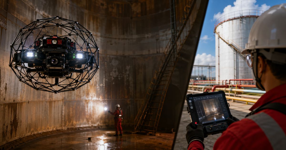 Drone untuk Inspeksi Tangki BBM