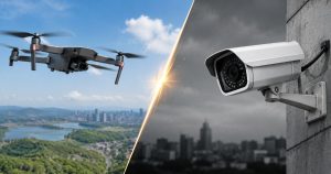 Drone vs CCTV