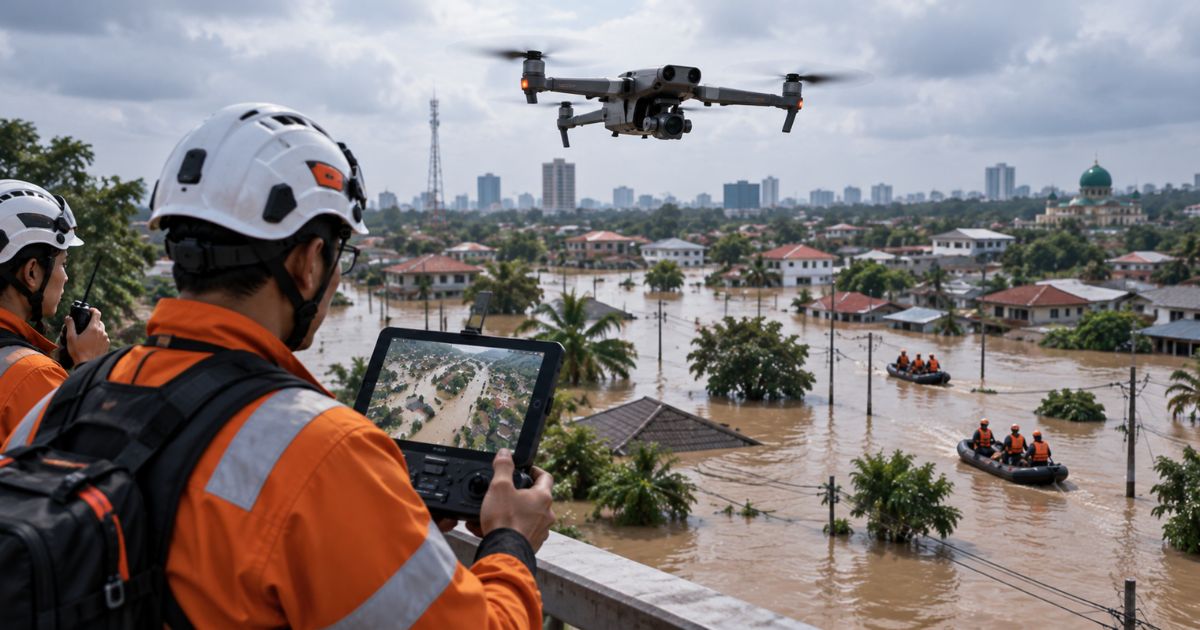 Manfaatan Drone dalam Penanggulangan Bencana