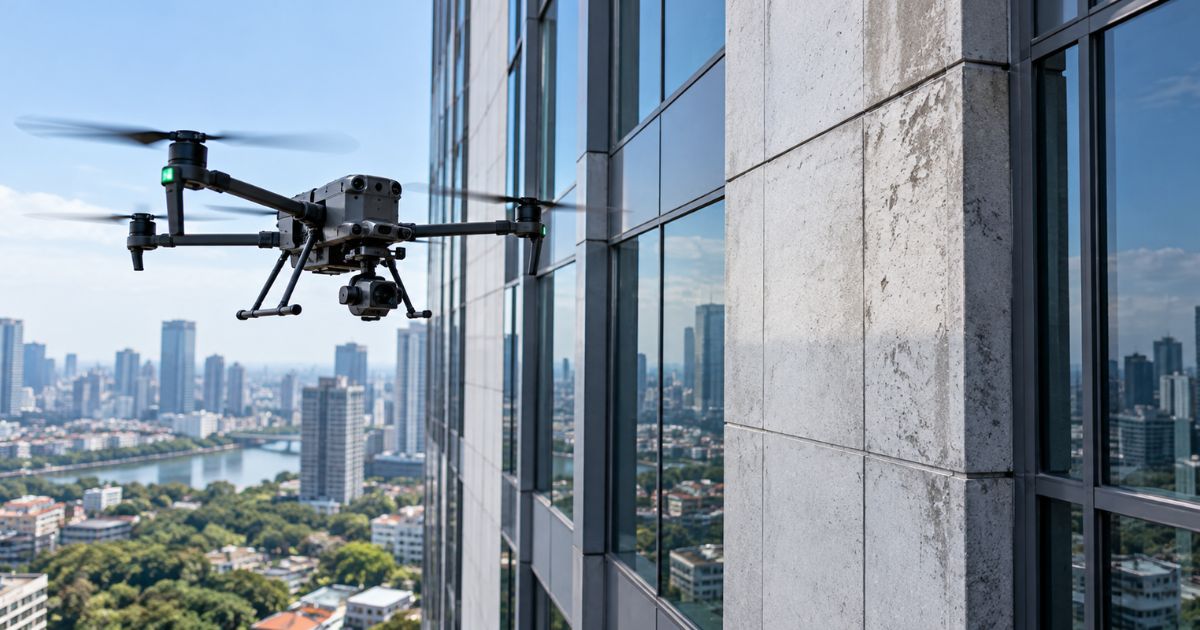 Rekomendasi Drone untuk Inspeksi Fasad Gedung