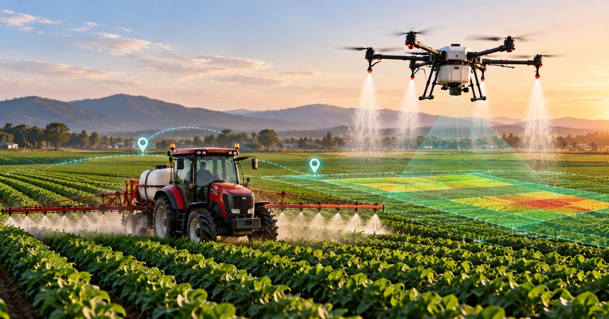 perbandingan Traktor Sprayer dan Drone Sprayer